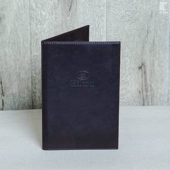 Информационная папка для гостей кожаная
